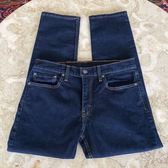 Levi’s 502 Taper Dark Wash Stretch Jeans - Picture 6 of 12